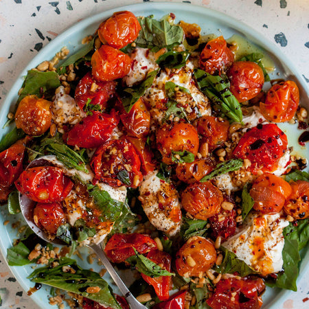 Tomato & burrata salad made with Sonoma Gourmet