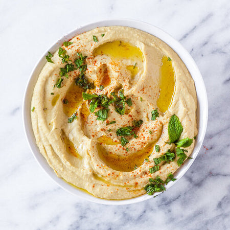 Avocado hummus made with Sonoma Gourmet