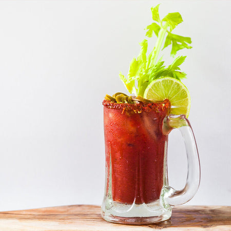 Spicy bloody maria made with Sonoma Gourmet