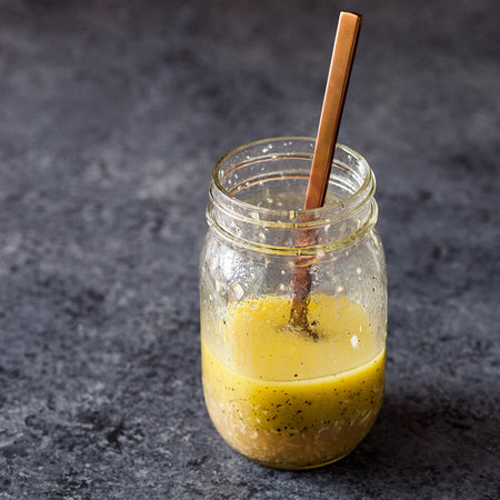 Garlic & herb vinaigrette made with Sonoma Gourmet