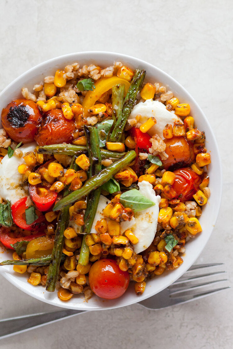 Southwest veggie bowl made with Sonoma Gourmet