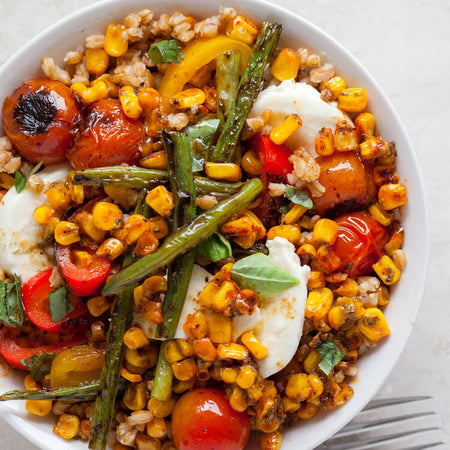 Southwest veggie bowl made with Sonoma Gourmet