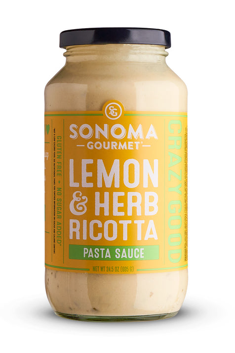 Sonoma Gourmet Lemon & Herb Ricotta Sauce
