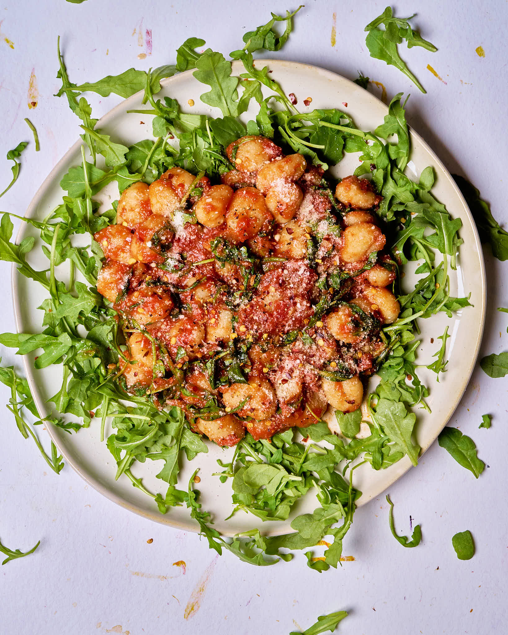 Cherry tomato basil gnocchi made with Sonoma Gourmet