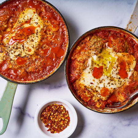 Mini shakshukas made with Sonoma Gourmet