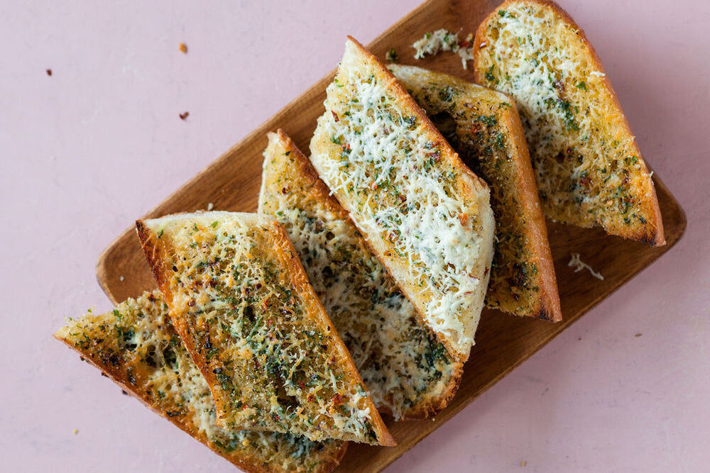 Easy garlic bread made with Sonoma Gourmet