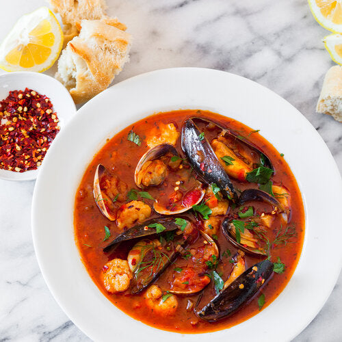 Simple cioppino made with Sonoma Gourmet