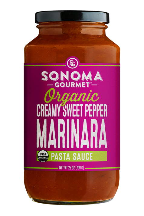 Sonoma Gourmet Organic Creamy Sweet Pepper Marinara Pasta Sauce