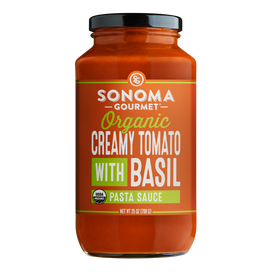 Sonoma Gourmet Organic Creamy Tomato Basil Pasta Sauce