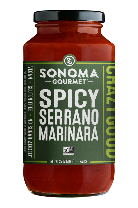 Sonoma Gourmet Spicy Serrano Marinara Sauce