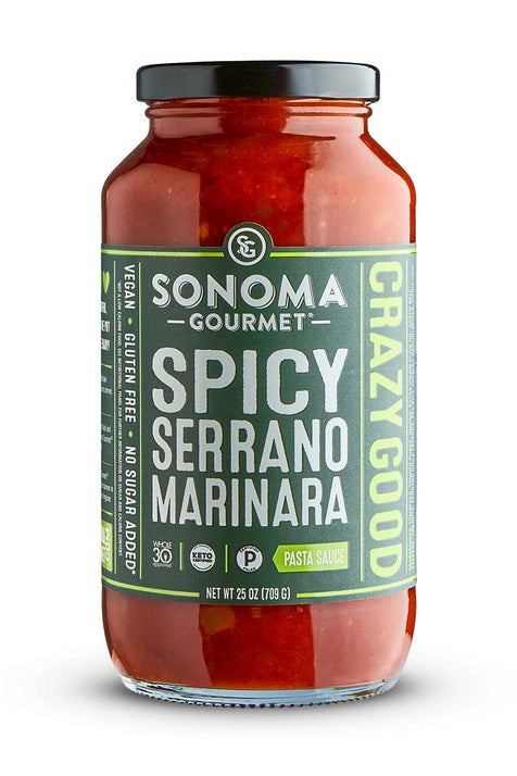 Sonoma Gourmet Spicy Serrano Marinara Sauce